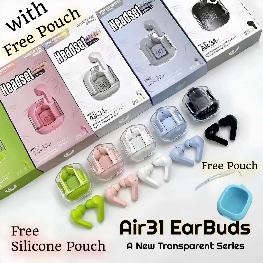 AIR 31 earbuds with pouch